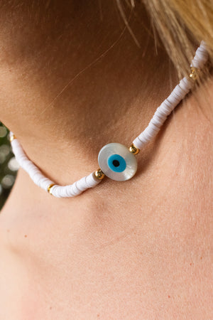 MINI EVIL EYE NECKLACE