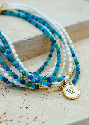 SKY INITIAL NECKLACE