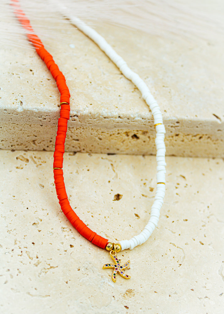 BRIGHT STARFISH CHOKER