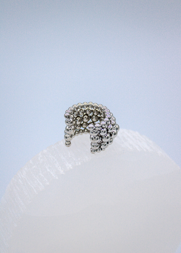 KATTY SILVER EAR CUFF