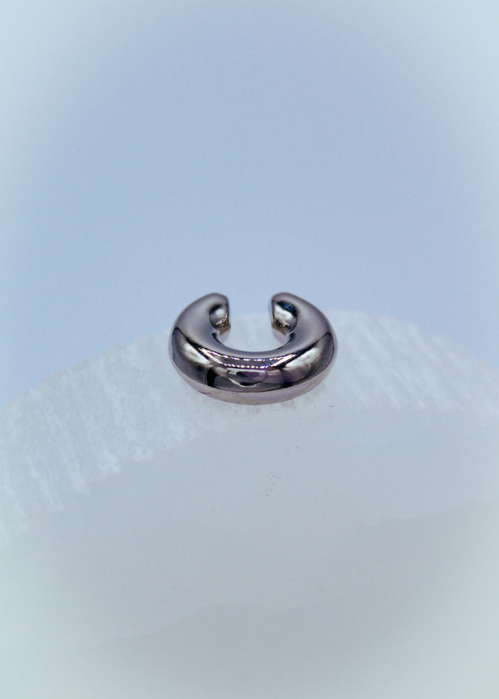 MINI SILVER CHUNKY EAR CUFF