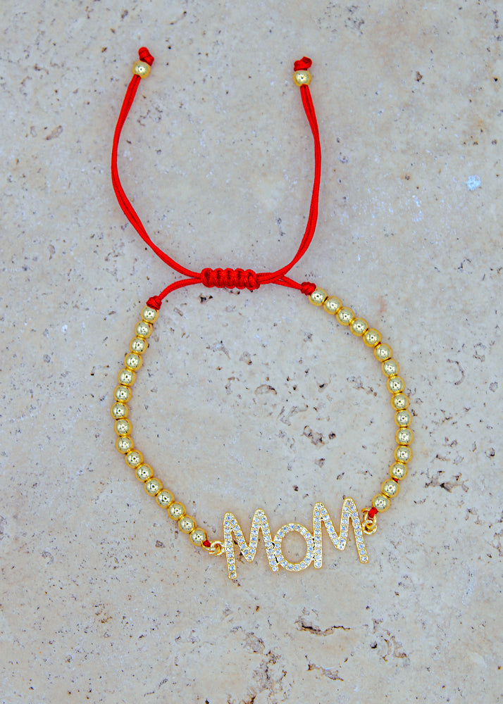 MOM RED BRACELET