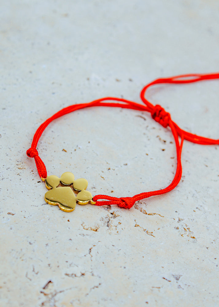 PAW LOVE CORD BRACELET