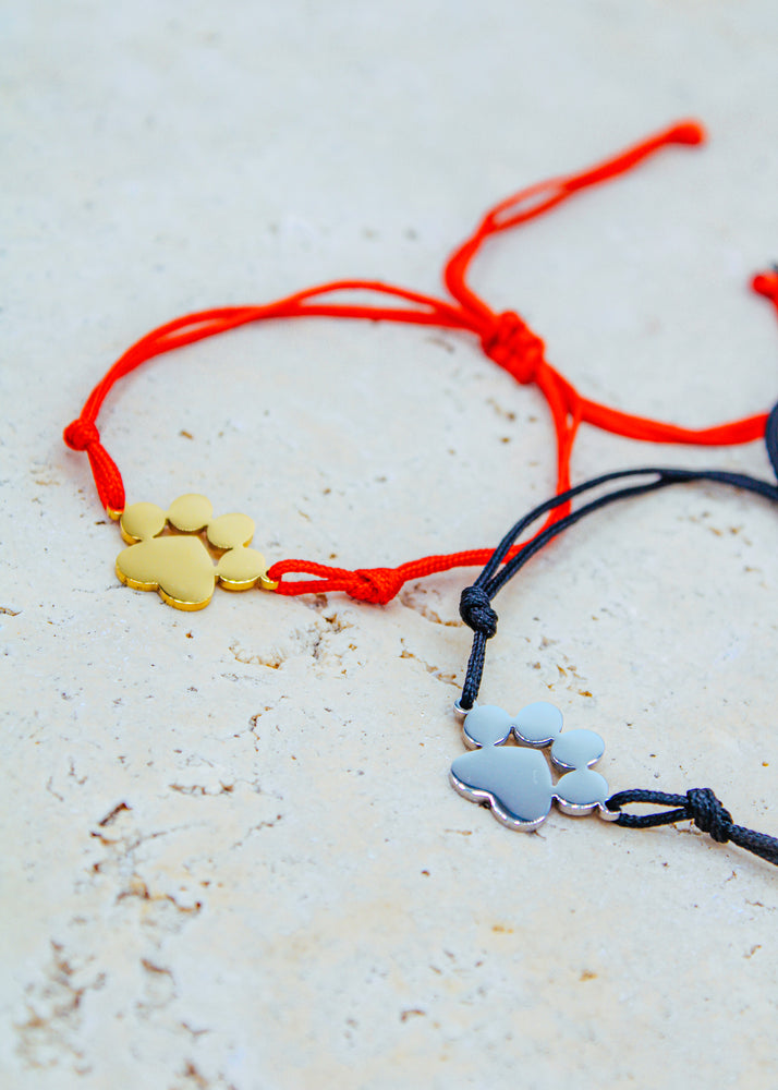 PAW LOVE CORD BRACELET