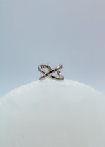 CROSS SILVER EAR CUFF