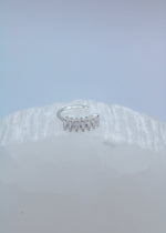 CRISTAL SILVER EAR CUFF