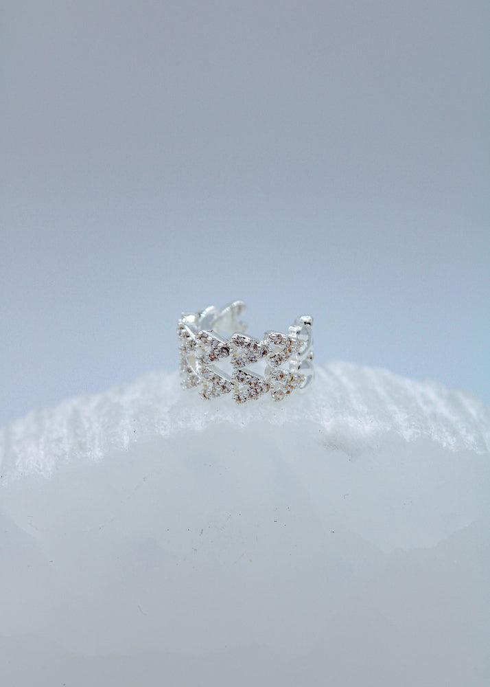 LOVELY SILVER EAR CUFF