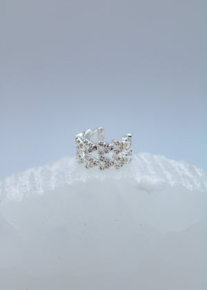 LOVELY SILVER EAR CUFF