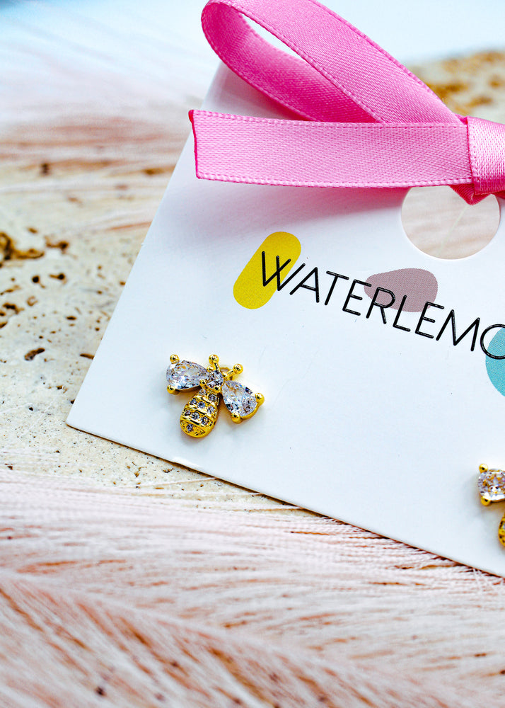 BEE GOLD EARRINGS